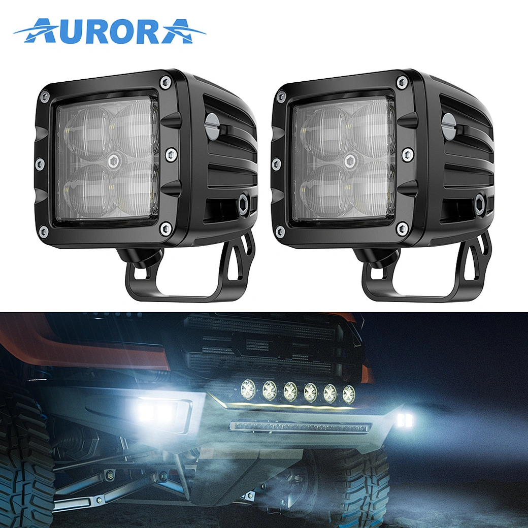 Aurora New Design Bright Color Led Work Fog Light Bar Off road Led Light